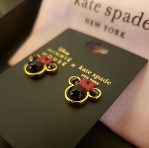 Disney MINNIE MOUSE × Kate spade new york earrings.